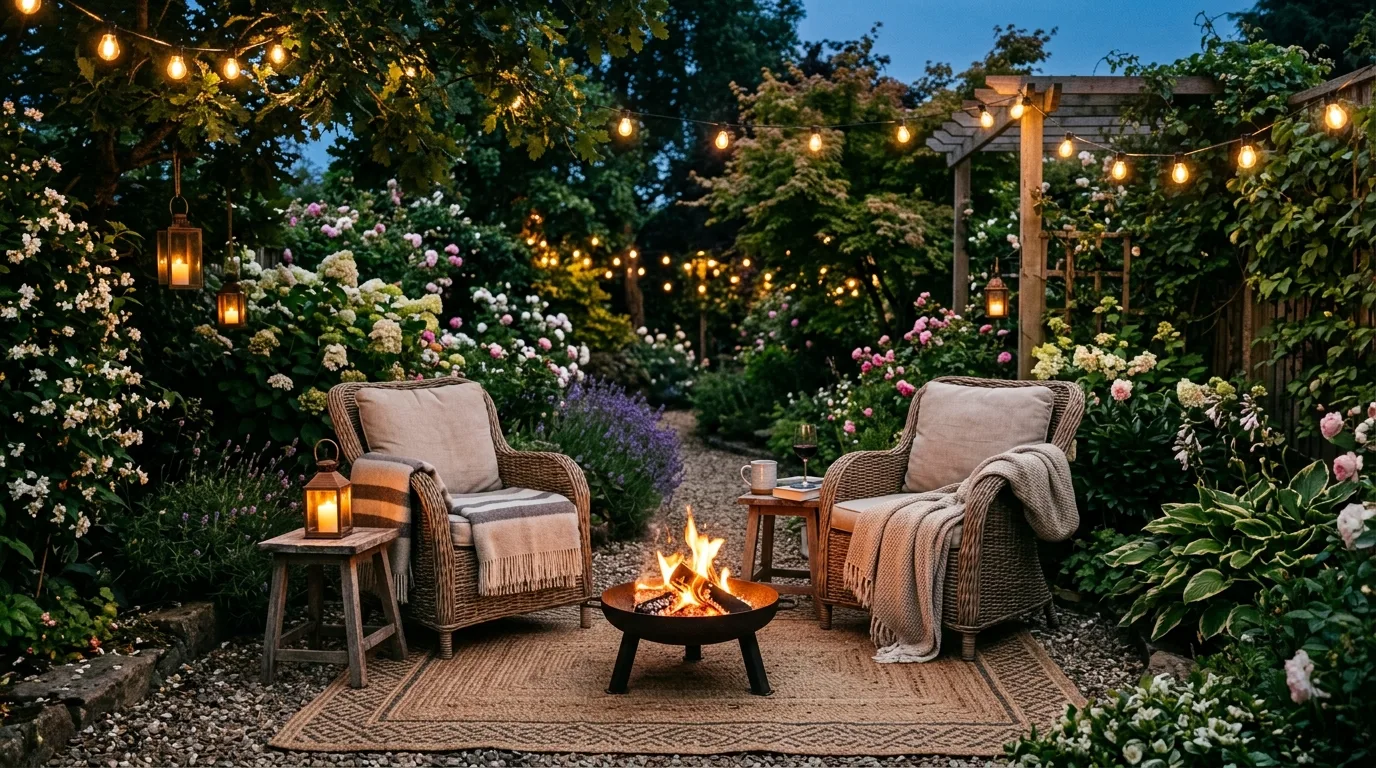 Evening Wicker Setup